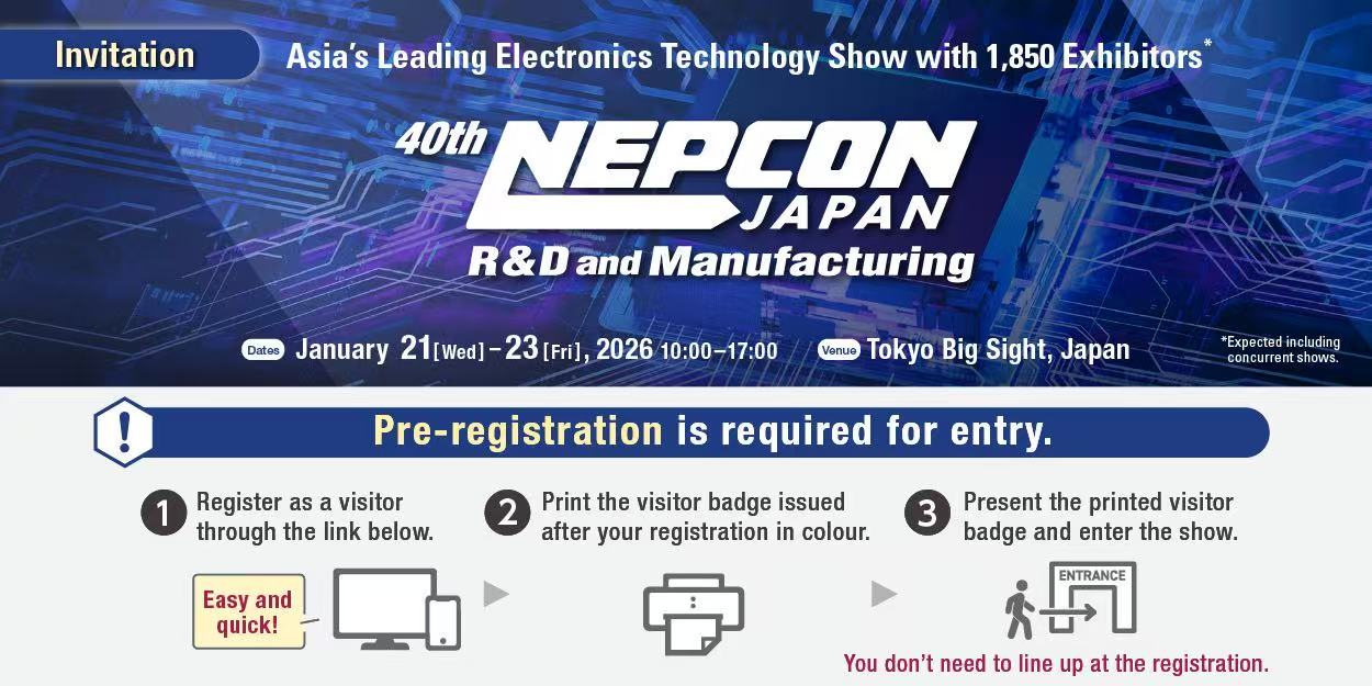 KMD NEPCON Japan 2026 展会邀请